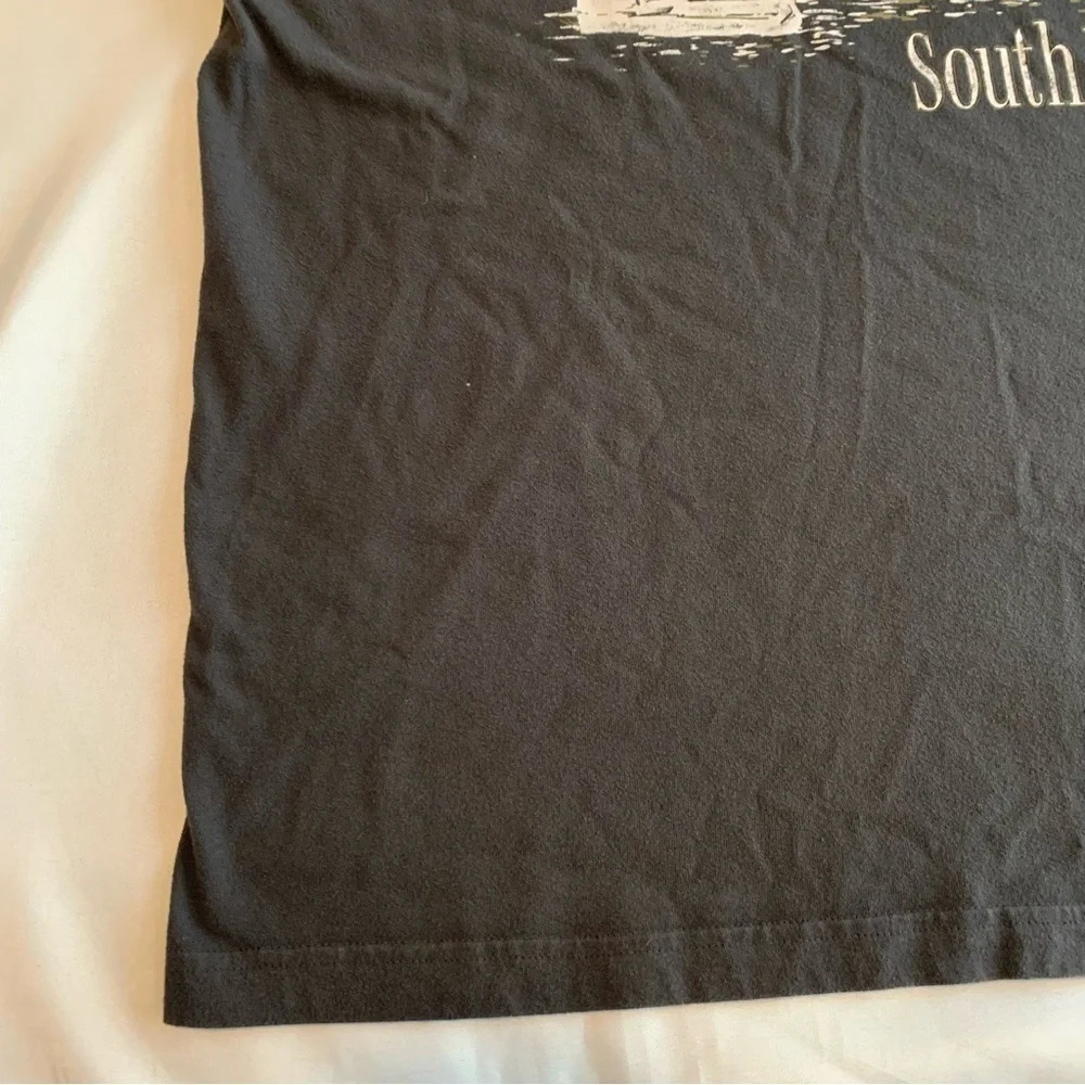 (2) Abercrombie Fitch Men’s South Beach Florida Logo Shirts XXL Charcoal Gray - Picture 6 of 12